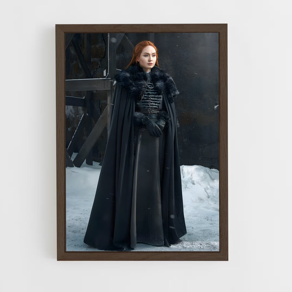 ap-sansa stark-14 cadre Bois foncé