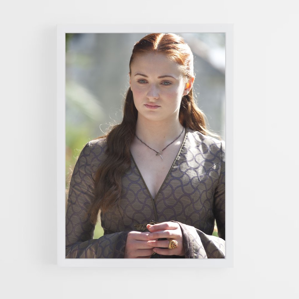 ap-sansa stark-15 cadre Blanc