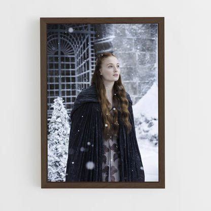 ap-sansa stark-16 cadre Bois foncé
