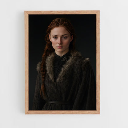 ap-sansa stark-4 cadre Bois clair