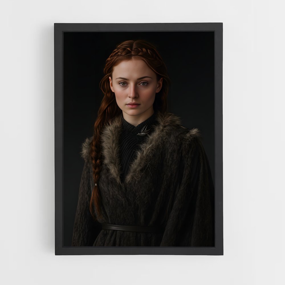 ap-sansa stark-4 cadre Noir