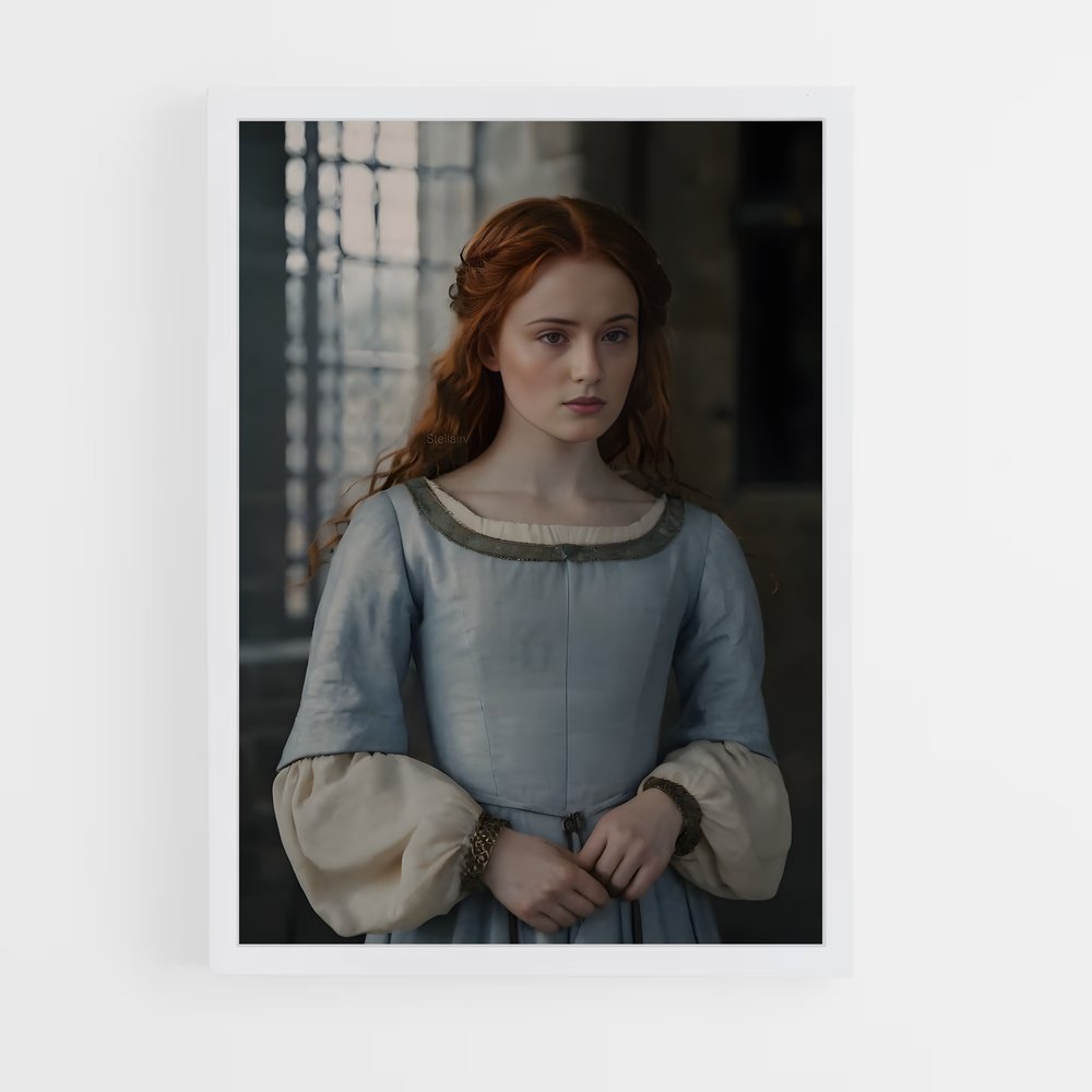 ap-sansa stark-8 cadre Blanc