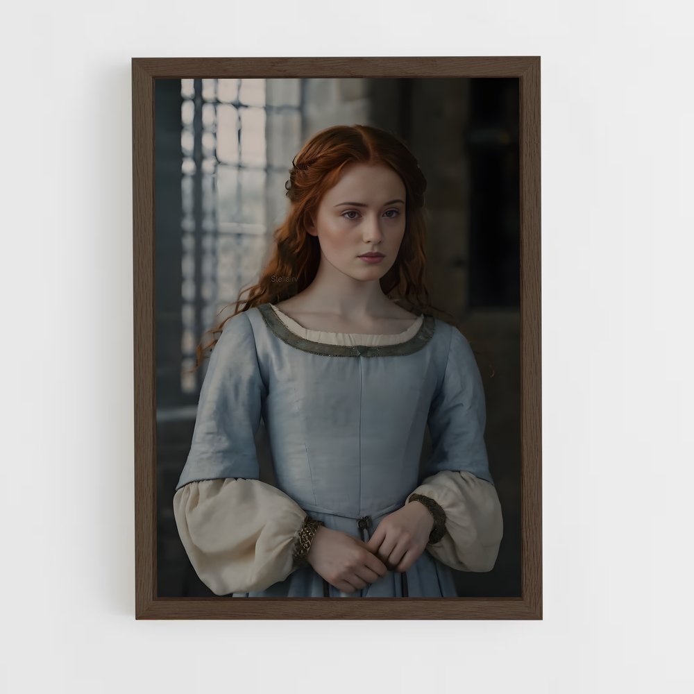 ap-sansa stark-8 cadre Bois foncé