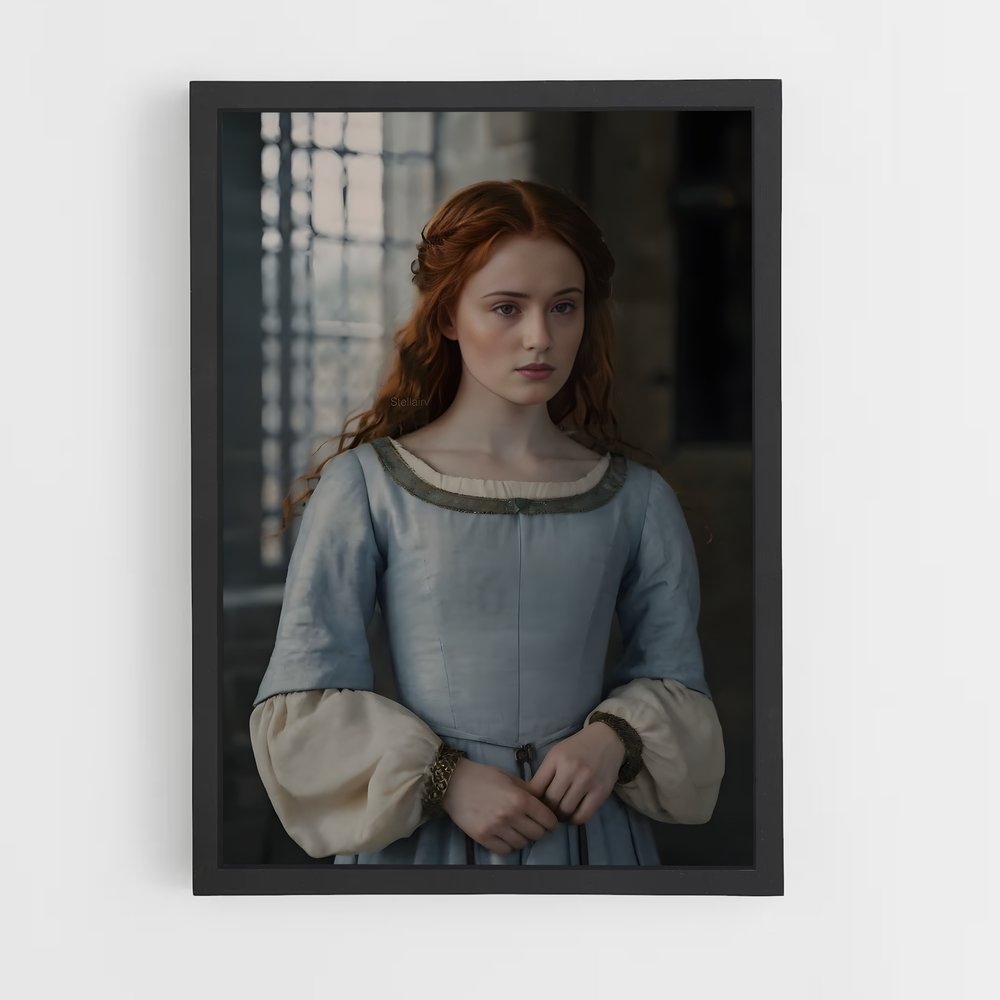 ap-sansa stark-8 cadre Noir