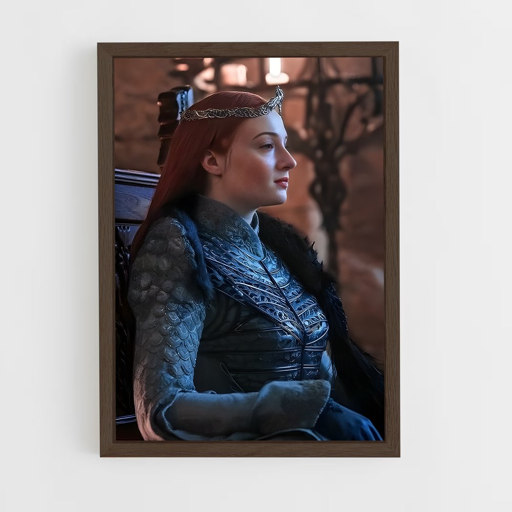 ap-sansa stark-9 cadre Bois foncé