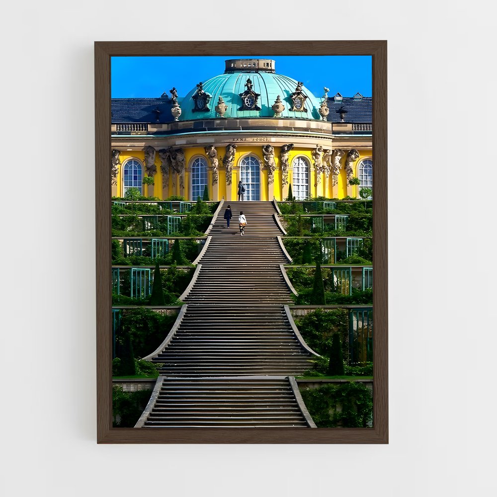 ap-sanssouci palace-2 cadre Bois foncé