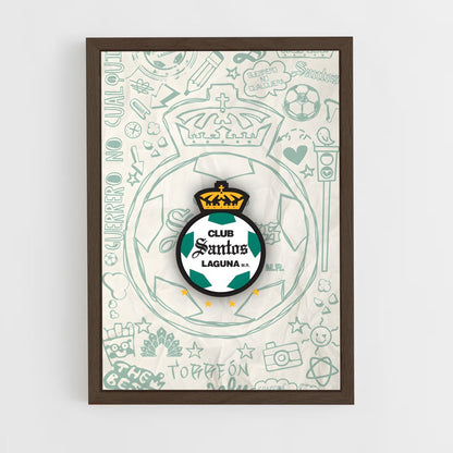 ap-santos laguna-2 cadre Bois foncé