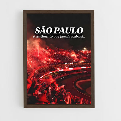 ap-sao paulo fc-7 cadre Bois foncé