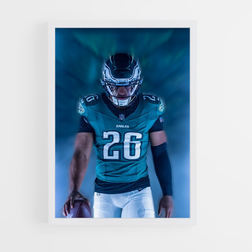 ap-saquon barkley-1 cadre Blanc