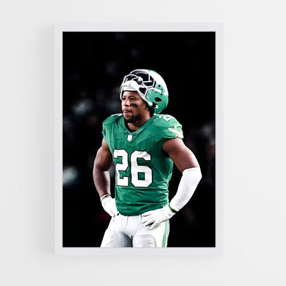 ap-saquon barkley-4 cadre Blanc