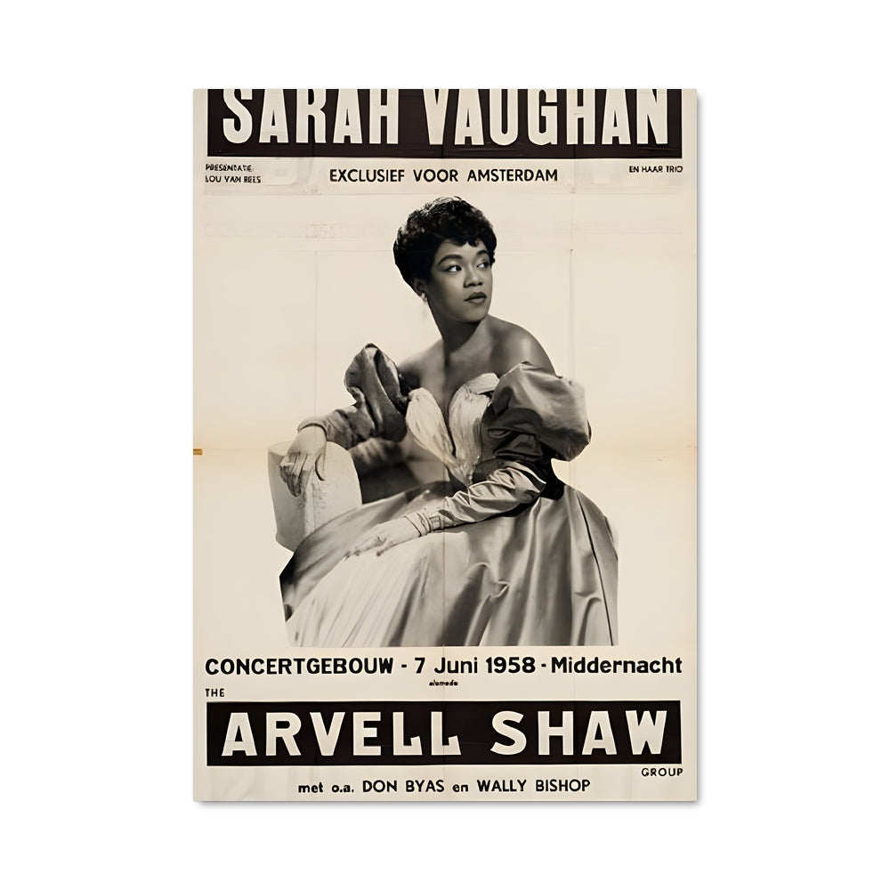 Poster Sarah Vaughan: A Portrait in Jazz