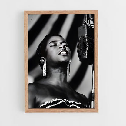 ap-sarah vaughan-5 cadre Bois clair