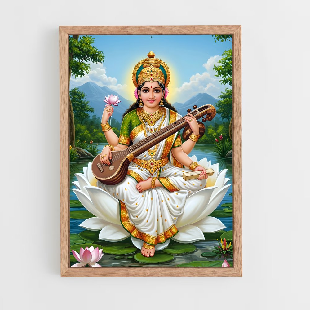 ap-saraswati-3 cadre Bois clair
