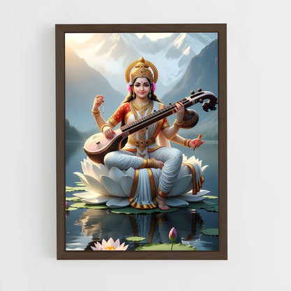 ap-saraswati-7 cadre Bois foncé