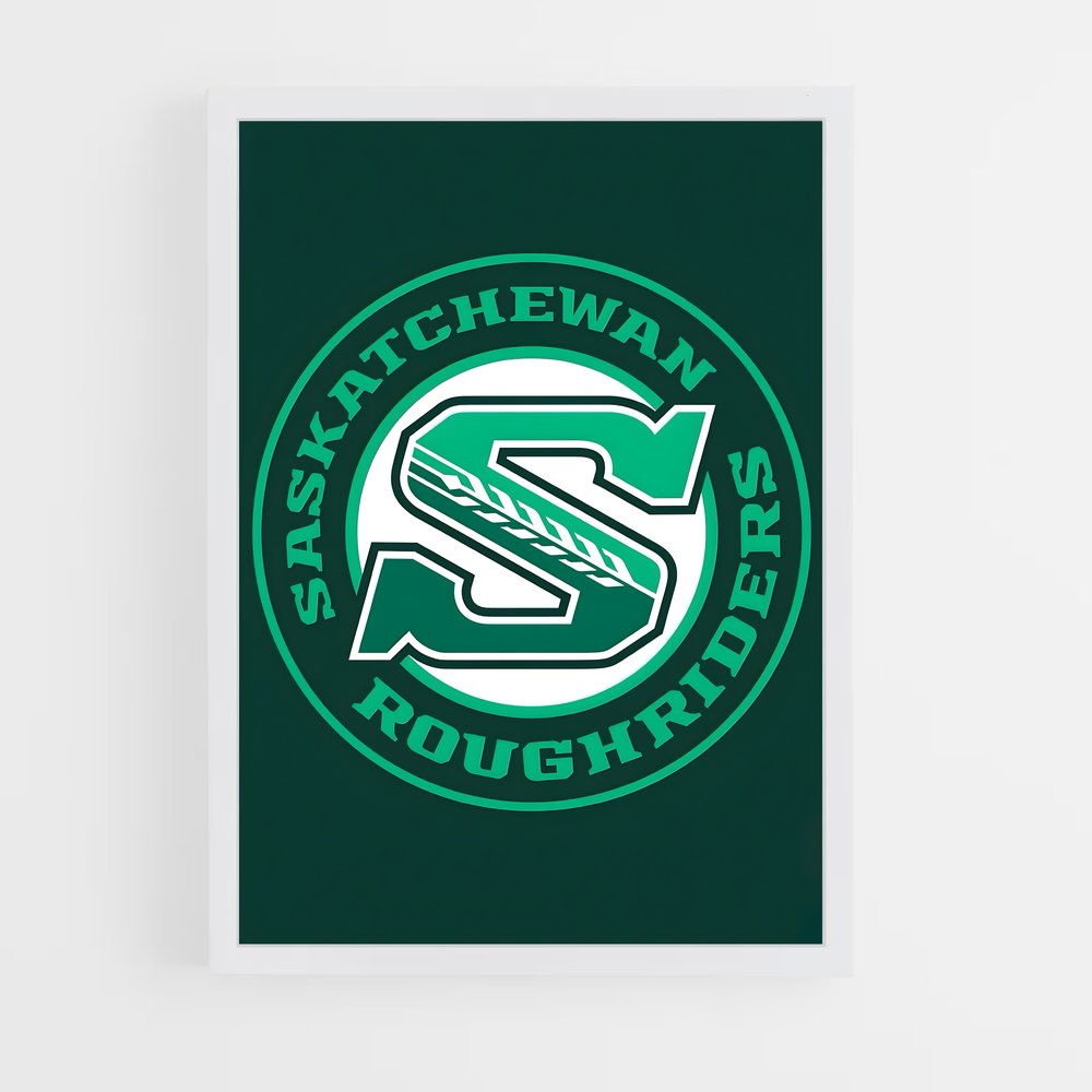 ap-saskatchewan roughriders-1 cadre Blanc