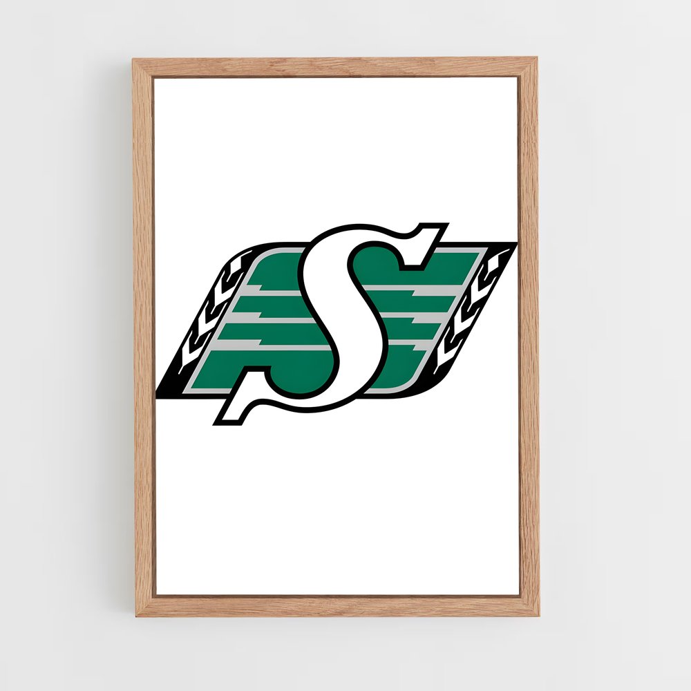 ap-saskatchewan roughriders-3 cadre Bois clair