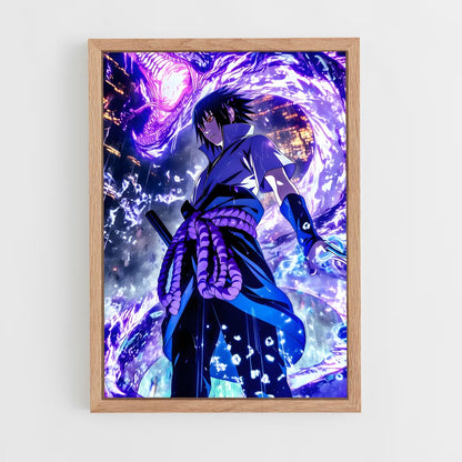 ap-sasuke uchiha-4 cadre Bois clair