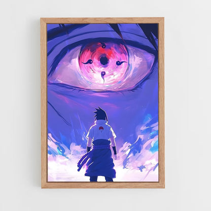 ap-sasuke uchiha-5 cadre Bois clair