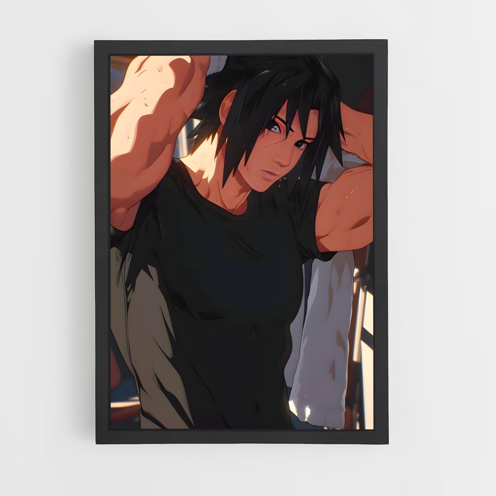 ap-sasuke uchiha-8 cadre Noir