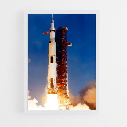 ap-saturn v-1 cadre Blanc