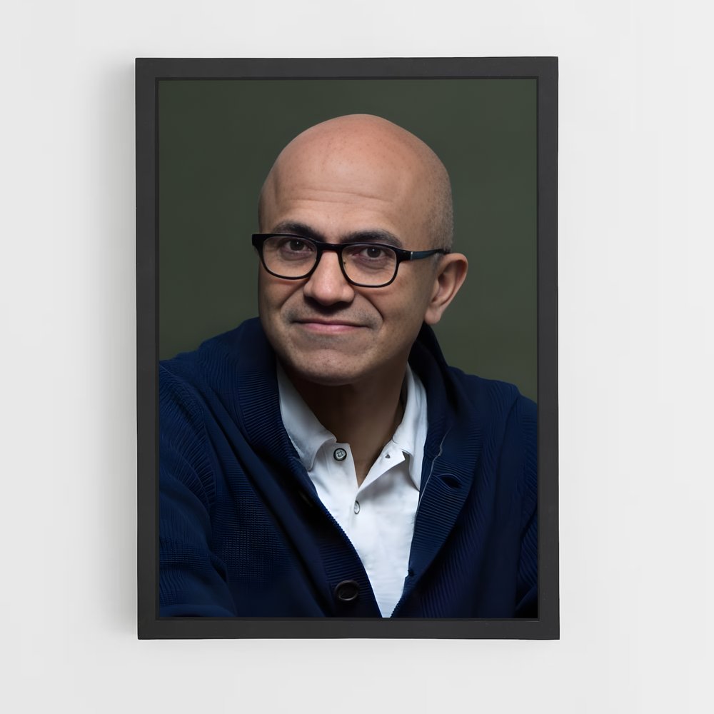 ap-satya nadella-1 cadre Noir
