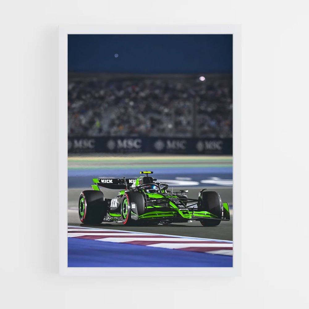 ap-sauber f1 team-7 cadre Blanc