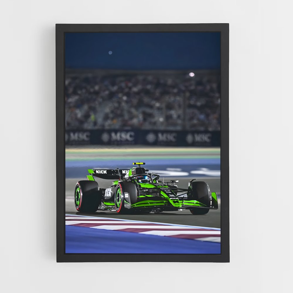 ap-sauber f1 team-7 cadre Noir