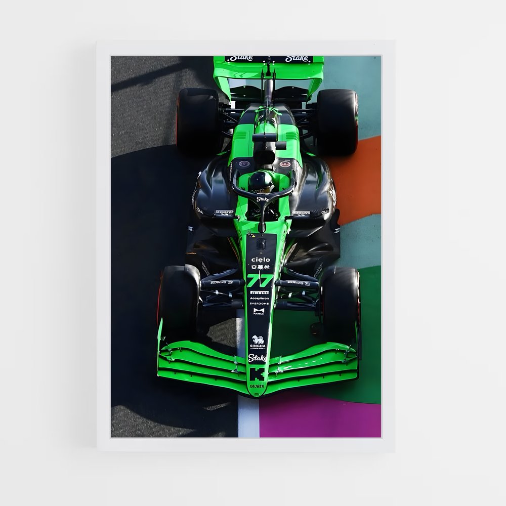 ap-sauber f1 team-8 cadre Blanc