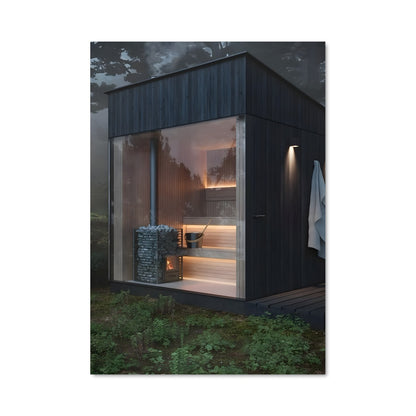 Poster Cabane de Bien-être
