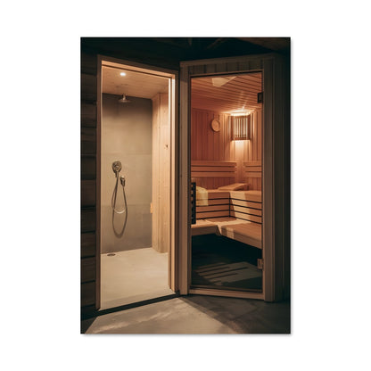 Poster Sauna Serenity