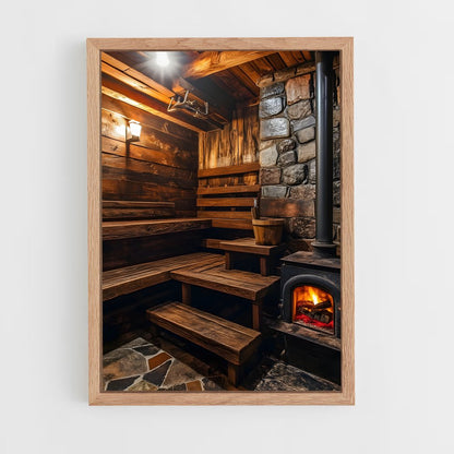 ap-sauna-7 cadre Bois clair