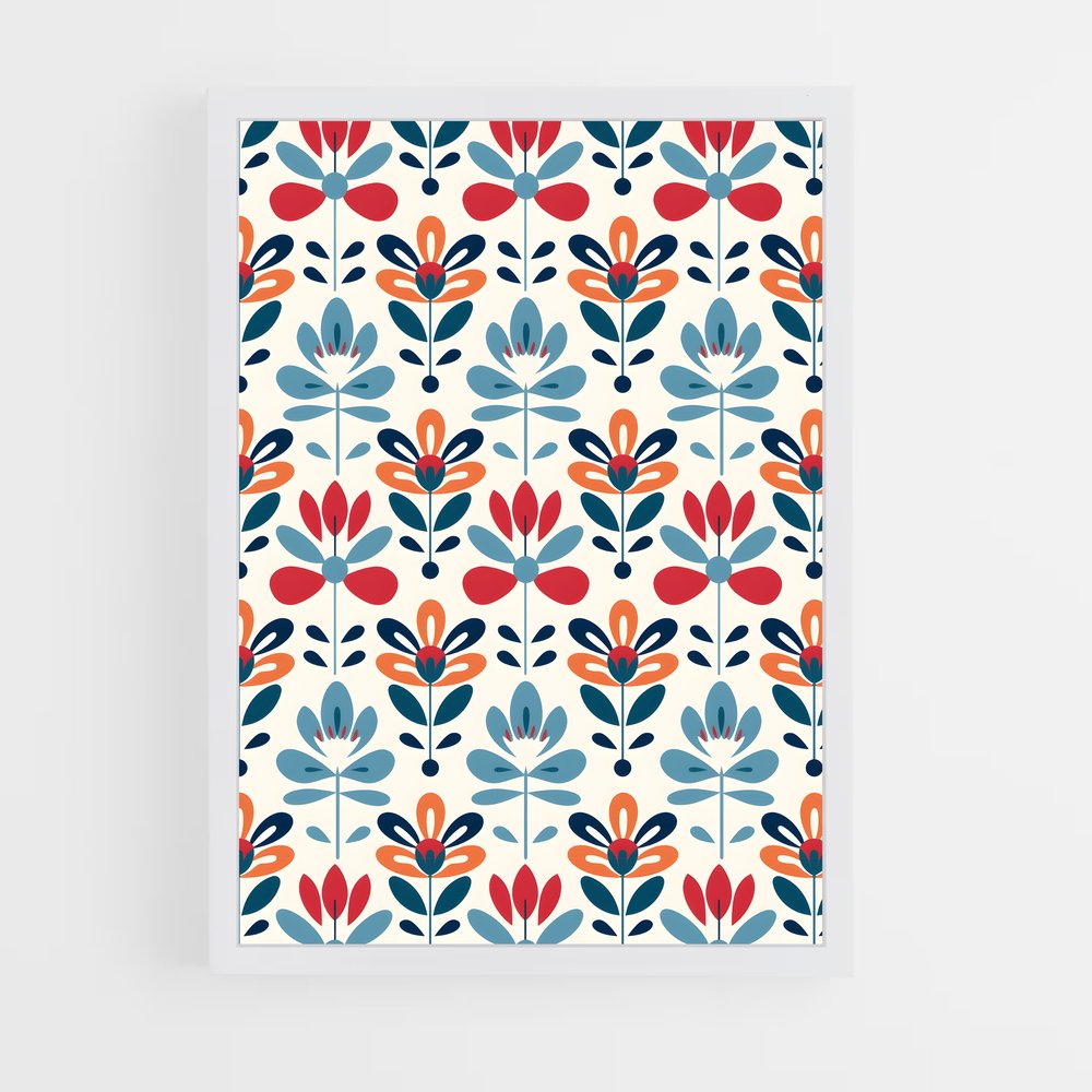 ap-scandinavian patterns-2 cadre Blanc
