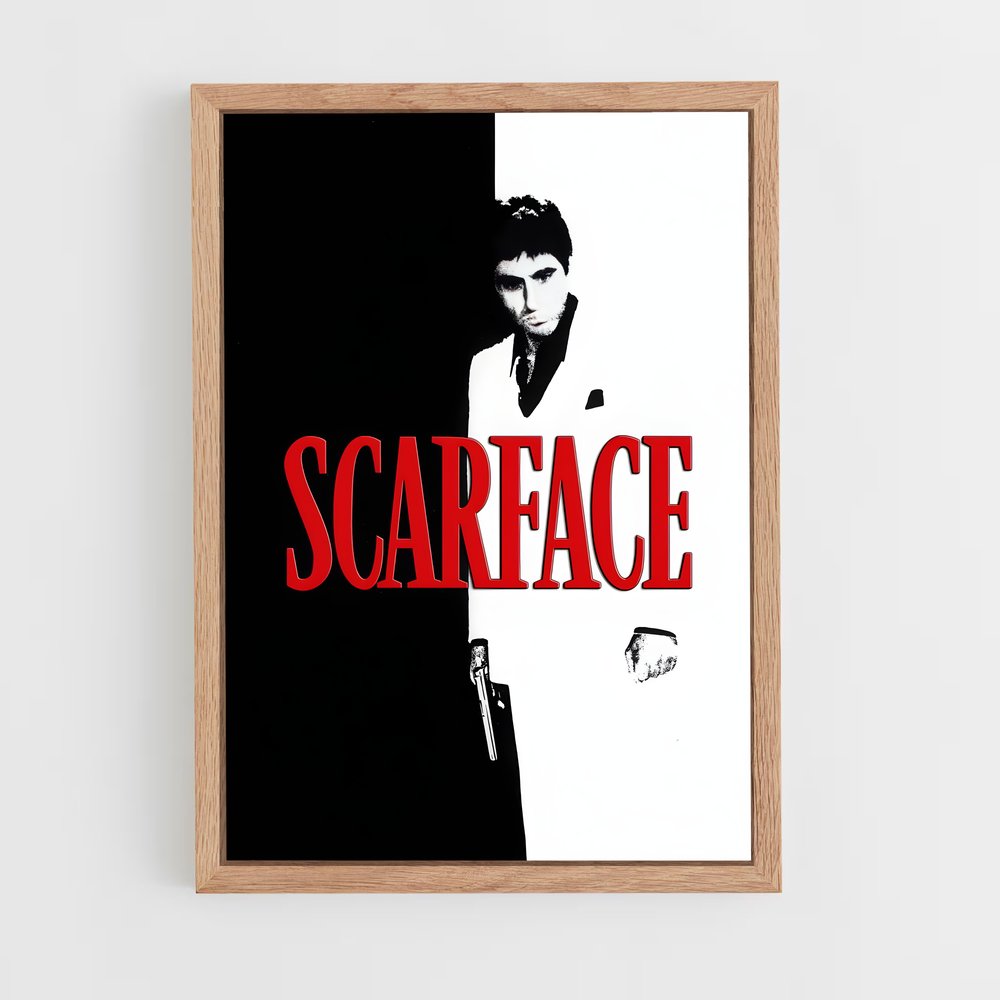 ap-scarface-11 cadre Bois clair
