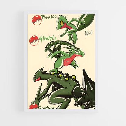 ap-sceptile-3 cadre Blanc