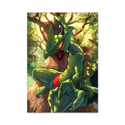 Poster Sceptile: Feuille Émeraude