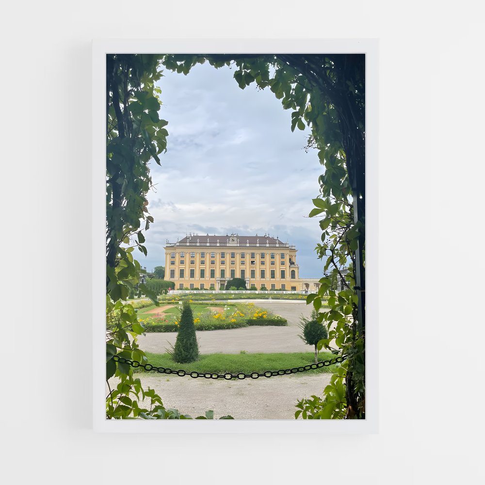 ap-schonbrunn palace-6 cadre Blanc
