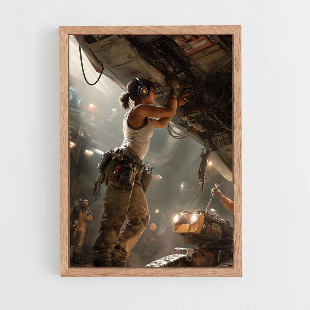 ap-sci-fi-1 cadre Bois clair