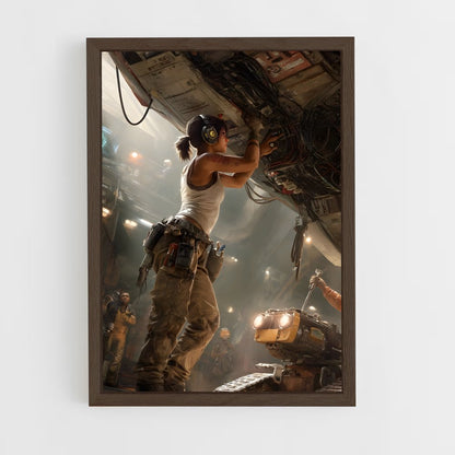 ap-sci-fi-1 cadre Bois foncé