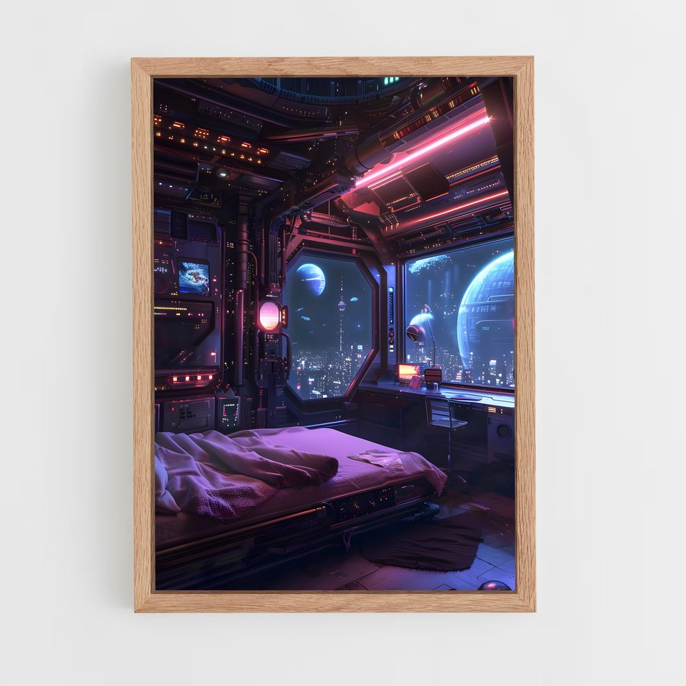 ap-sci-fi-6 cadre Bois clair