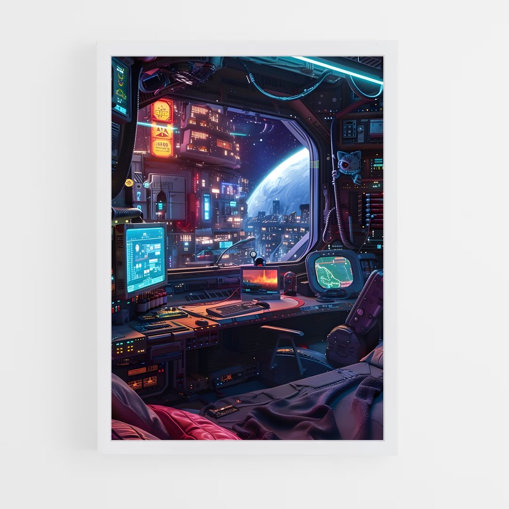 ap-sci-fi-8 cadre Blanc