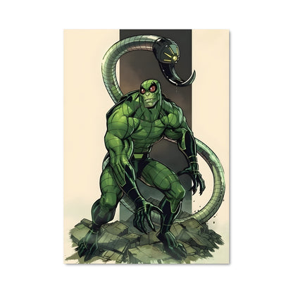 Poster Serpent Vert