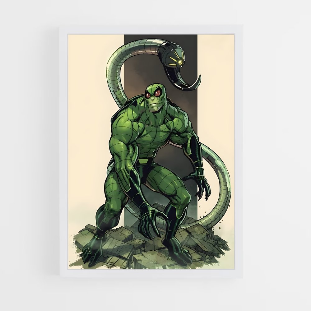 ap-scorpion spider-man-5 cadre Blanc