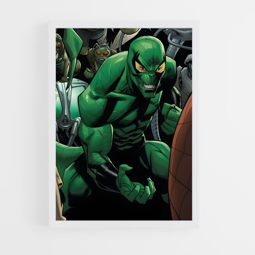 ap-scorpion spider-man-6 cadre Blanc