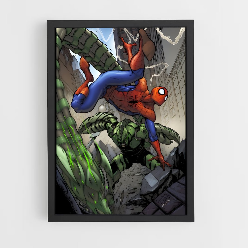 ap-scorpion spider-man-8 cadre Noir