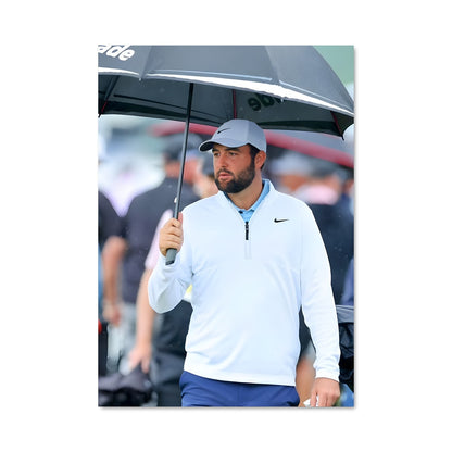 Poster Fairway Under Umbrella