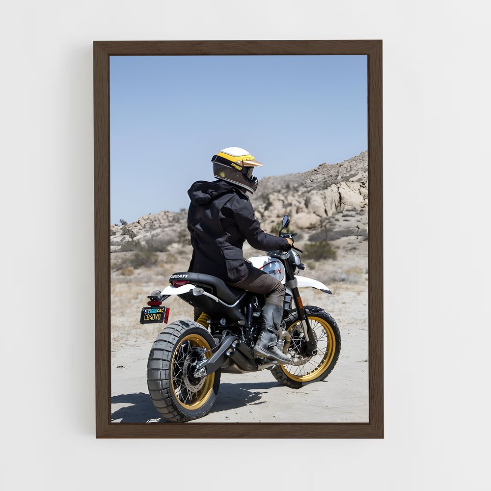 ap-scrambler desert sled-3 cadre Bois foncé
