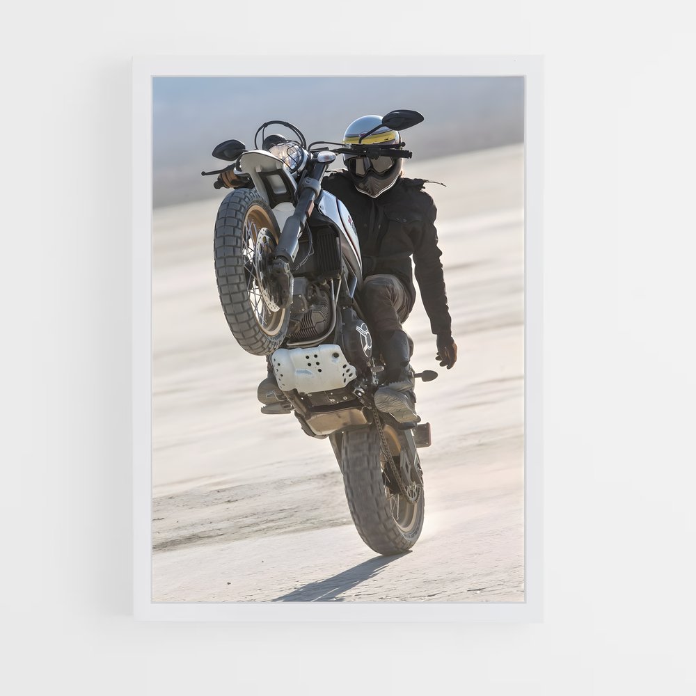 ap-scrambler desert sled-4 cadre Blanc