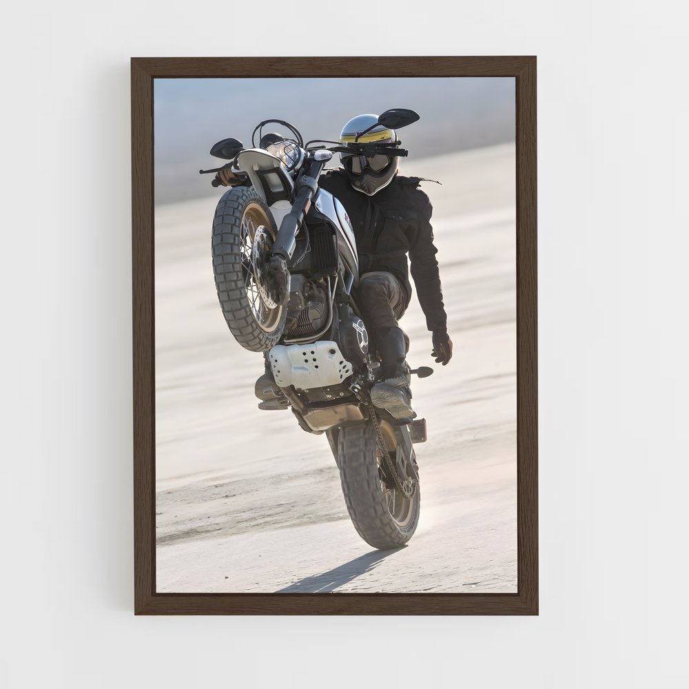 ap-scrambler desert sled-4 cadre Bois foncé