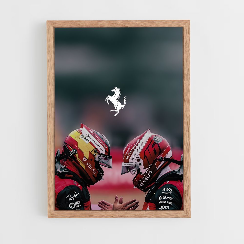 ap-scuderia ferrari-11 cadre Bois clair