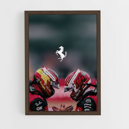 ap-scuderia ferrari-11 cadre Bois foncé